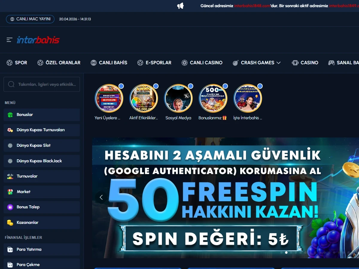 İnterbahis Giriş