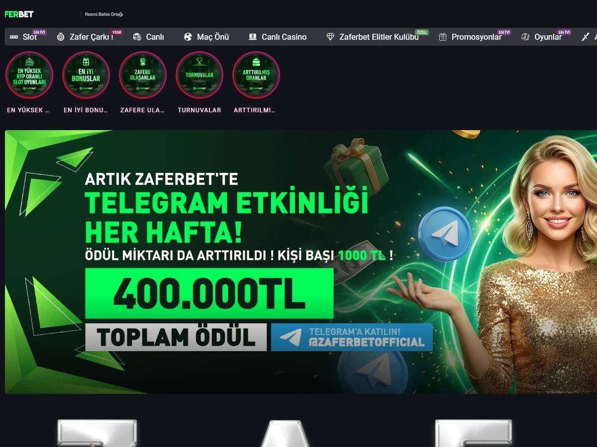Zaferbet Giriş